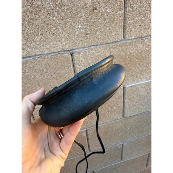 Vintage COACH NAVY MINI TURN LOCK Crossbody CONVERTIBLE Belt Bag 9826 USA Nice - Picture 8 of 14